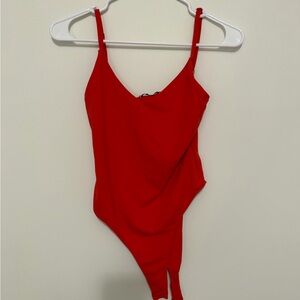 Zara Red Bodysuit